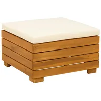 vidaXL Garten-Fußhocker Massivholz Akazie Braun