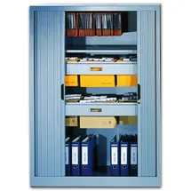 C+P Omnispace Aktenschrank 80 x 42 x 198 cm schwarzgrau