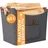 Black Oak Montana XL Holzkorb Filz 60L grau