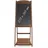 toboli Kundenstopper 42x112cm Kreidetafel Holz Aufsteller Werbetafel