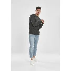 URBAN CLASSICS Basic Terry Crew T-Shirt marron foncé S