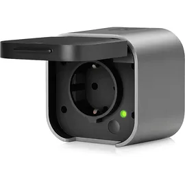 Eve Energy Outdoor Smarte Außensteckdose Schwarz 2 St.