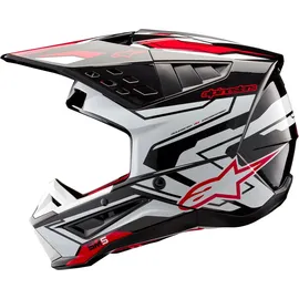 Alpinestars S-M5 Schwarz/Weiß/Rot XXL