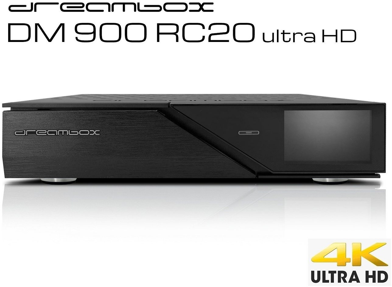 Dreambox Dreambox DM900 RC20 UHD 4K 1x Dual DVB-C/T2 Tuner E2 Linux PVR ready Kabel-Receiver