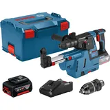 Bosch Hausgeräte, Bohrmaschine + Akkuschrauber, Bosch Akku-Bohrhammer GBH 18V-26 F mit SDS plus 18V / 1x 4,0 Ah Akku + Ladegerät inkl. Zubehör-Set i (Akkubetrieb)