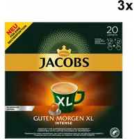 Jacobs Guten Morgen XL Intense, Kaffeekapseln, Nespresso Kompatibel 3x20 Kapseln