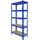 MonsterShop 4 x Monster Racking T-Rax 75cm Lagerregal Blau mit Gummihammer