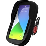 BAONUOR Fahrrad Handyhalterung Tasche Wasserdicht, Fahrradtasche Lenker [Vollständiger Schutz & Anti-Shake] 360° drehbare Handy Halterung für iPhone 13/12/11, Samsung S8/S9S21/S20, Huawei, Xiaomi