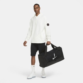 Nike Academy Team Duffel Bag, Black/Black/White,