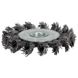 Rostfreie Stahldrahtrundbürste 0,5mm, Ø 100mm