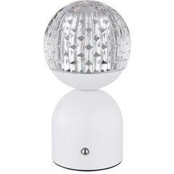 Tischleuchte Beistelllampe LED Touchdimmer Schlafzimmerlampe Nachttisch Weiß