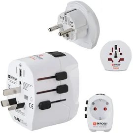 Hama Reiseadapter  Weiß 2 St.