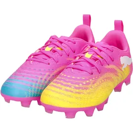 Puma Future 9 Play AG/FG Kinder Poison Pink/Sun Stream/Bright Aqua 29
