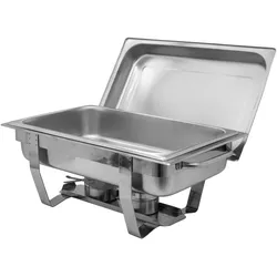 Airbrush-City Edelstahl Speisenwärmer extra tief 100mm Warmhaltebehälter Chafing Dish