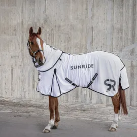 SUNRIDE Fliegendecke Miami mit abnehmbarem Halsteil 115 cm Weiß