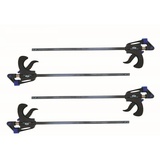 Vago-Tools 4x Schnellspannzwinge 300 mm Einhandzwinge Klemmzwinge Schraubzwingen