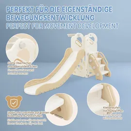joyz Rutschen 3 in 1 Weiß-Beige Kunststoff