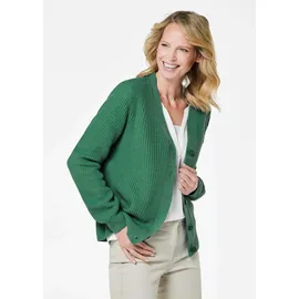 GOLDNER Elegante Strickjacke mit V-Ausschnitt Grün 20