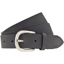 H.I.S. Damengürtel Leder grau 95