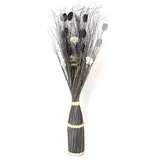 Dekoleidenschaft Dekobündel grau + schwarz, ca. 100 cm hoch, Naturdeko, Dekozweige
