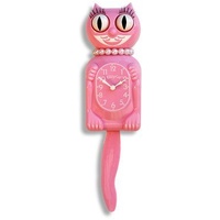 The Original New Edition Kitty Cat Klock (Clock) Miss Kitty Cat Limited Edition - Pink by Kit-Cat