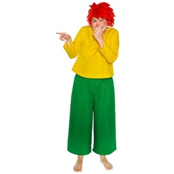 Maskworld Kostüm Pumuckl Kostüm, Originalkostüm für Erwachsene zu ‚Meister Eder und sein Pumuckl‘ gelb XL