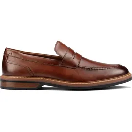 CLARKS Aldwin Step Shoes, Mid Tan Lea, 41 EU