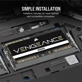 Corsair Vengeance SO-DIMM 64GB (2x32GB) 5600MHz CL48-48-48-90 1.10V Intel XMP 3.0 Laptop-Speicher - (CMSX64GX5M2A5600C48)