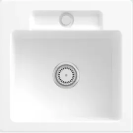 Villeroy & Boch Siluet 50 S stone white + Handbetätigung