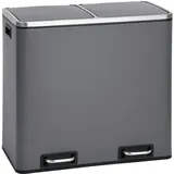 Svita TM2X24 Abfalleimer 48L Grau
