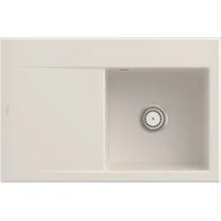 Villeroy & Boch Villeroy&Boch Spülbecken, Küchenspüle Subway Style 45 Crema 780x510mm, Unterschrankbreite 45cm