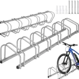 Tectake Fahrradständer Silber