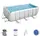 BESTWAY Power Steel Frame Pool Set 412 x 201 x 122 cm inkl. Filterpumpe