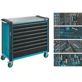 Hazet Werkzeugwagen Assistent 179NXXL-8/378, 378-teilig, blau, 8 Schubladen, mit Werkzeug