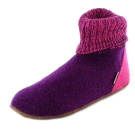 Giesswein Wildpoldsried Kids, Hüttenschuhe Unisex-Kinder, Veilchen 392, 34 EU - 34 EU