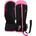 Reusch Mitten schwarz rosa 86-95cm 2-3J
