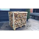 Brennholz | Palette von 0,30 RM | Mischholz aus Eiche & Buche | 25cm Länge