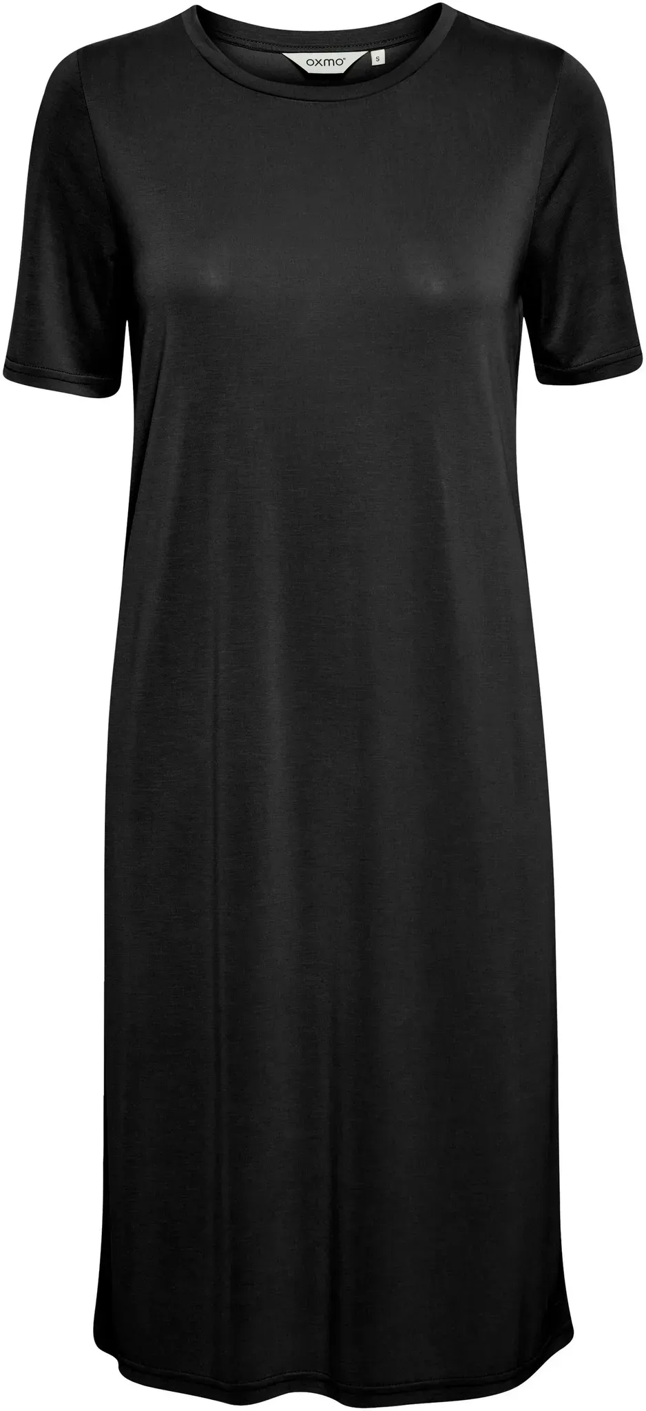 Shirtkleid OXMO "Shirtkleid OXBrinja" Gr. S, schwarz Damen Kleider