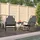 furnicato Schaukelliege 89 x 89 x 0 cm Grau
