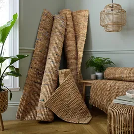 KADIMA DESIGN Jute Teppich handgewebt strapazierfähig naturfaser | 160x230cm