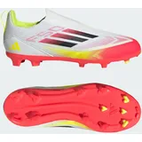 Adidas F50 League Laceless FG/MG Cloud White / Core Black / Solar Yellow 34