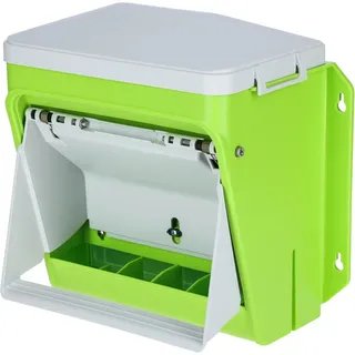 Kerbl Futterautomat mit Schutzklappe, 7,5 kg,