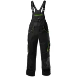 Fortis Latzhose 24 schwarz/limegreen Gr 62