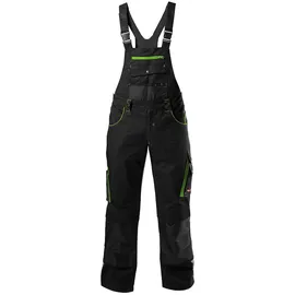 Fortis Latzhose 24 schwarz/limegreen, Gr. 62