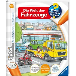 Kinderbuch RAVENSBURGER "tiptoi Die Welt der Fahrzeuge", bunt, Bücher, Made in Europe