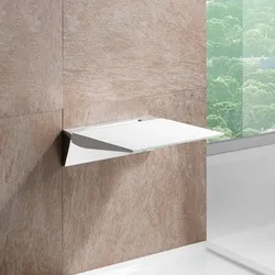 Giese Care Duschklappsitz 30802-02, Accessoires, chrom/weiß