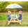 TP Toys Picknick-Tisch mit Sonnenschirm Holz Natur HxBxT: 170 x 95 x 97 cm FSC®
