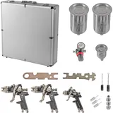 STAHLWERK HVLP Lackierpistolen SGS-1125 ST 21-teilges Set