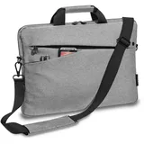PEDEA Laptoptasche Fashion bis 15,6 (39,6cm) grau/schwarz
