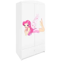 raumhirsch furniture Kinderkleiderschrank 90 x 175 x 52 cm Holzwerkstoff weiß